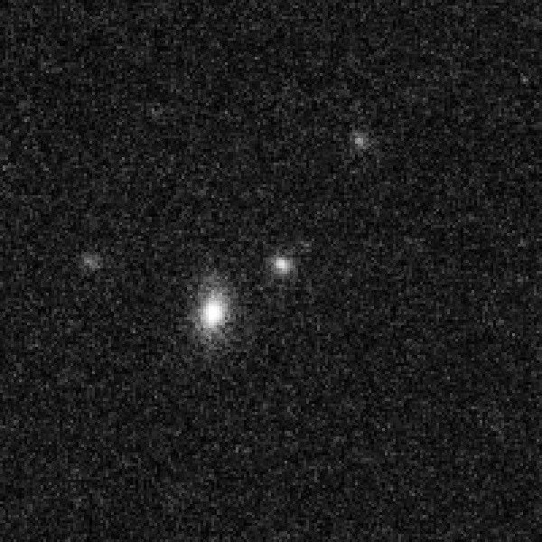 Cluster of Galaxies with Recent Supernova - Detail - April 24, 2006