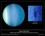 Hubble Discovers Dark Cloud in the Atmosphere of Uranus