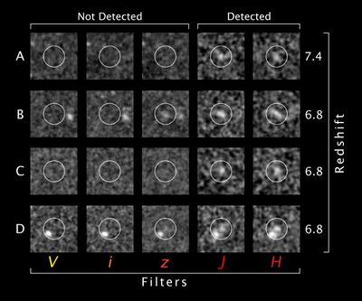 Candidate High-Redshift Galaxies