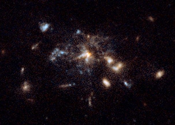 Spiderweb Galaxy Detail