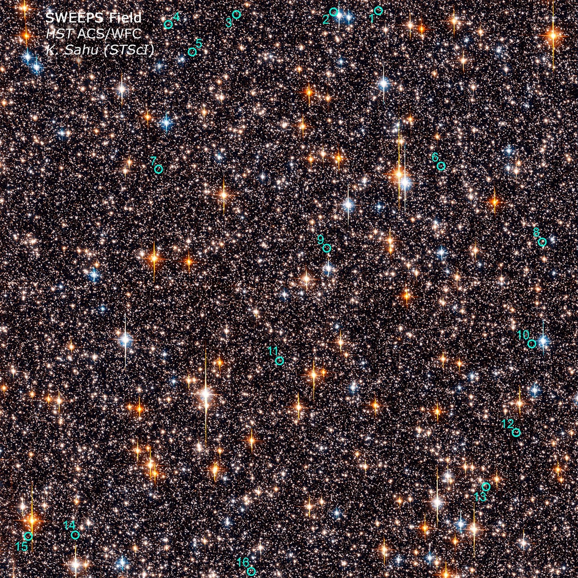 SWEEPS 16 Extrasolar Planet Candidates