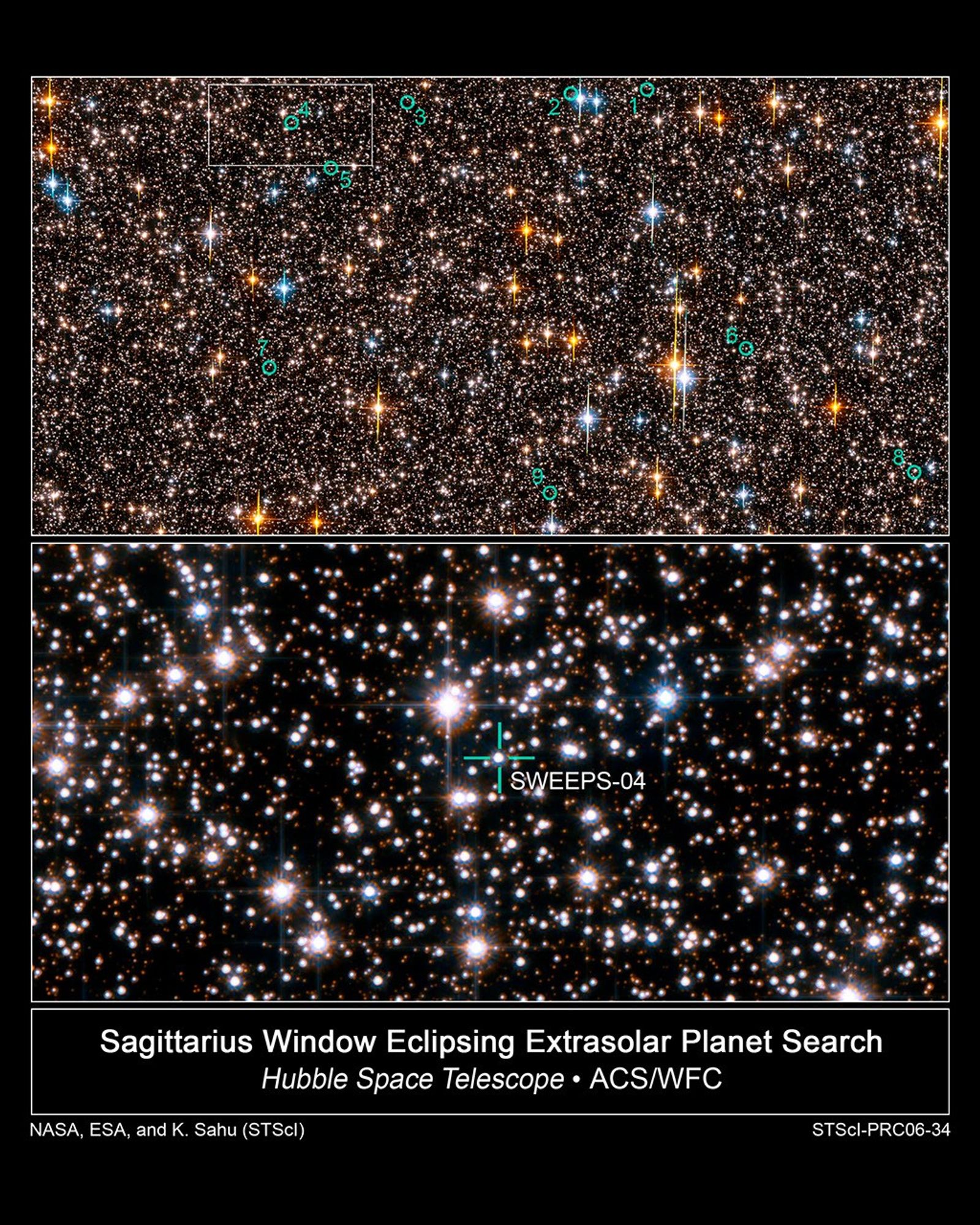 Hubble Exoplanet Search Field in Sagittarius