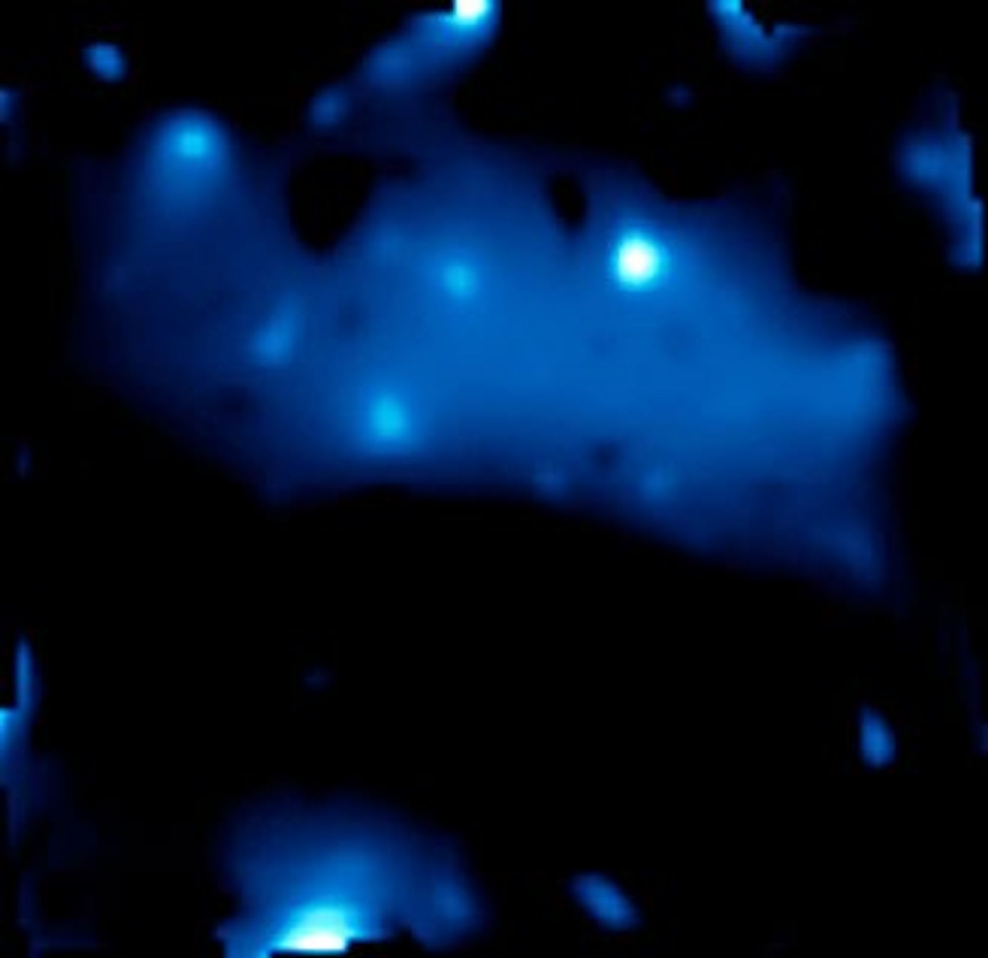 Three-Dimensional Distribution of Dark Matter in the Universe - 6.5 Billion Years Ago