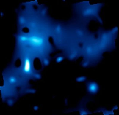 Distribution of Dark Matter – 3.5 Billion Years Ago