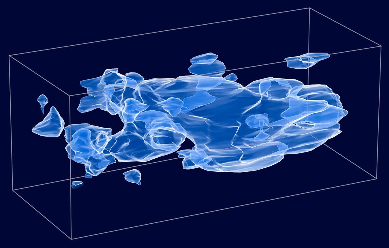 Three-Dimensional Distribution of Dark Matter in the Universe