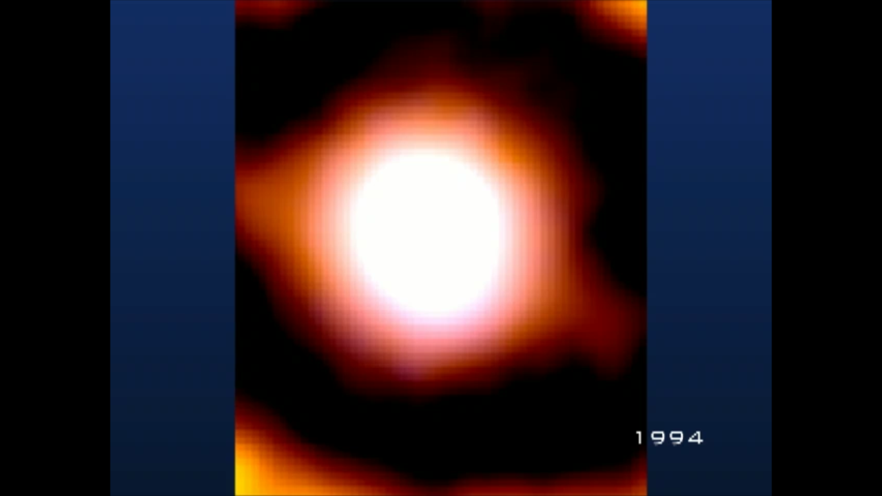 SN 1987A Debris Sequence 1994-2006  (Annotated)