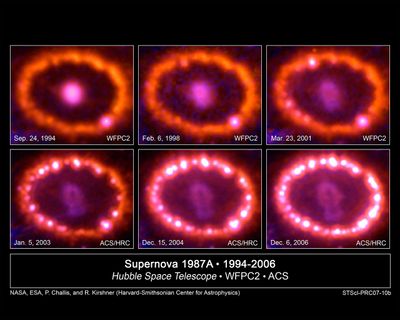 Hubble Images Chronicle the Inner Ring’s Light Show
