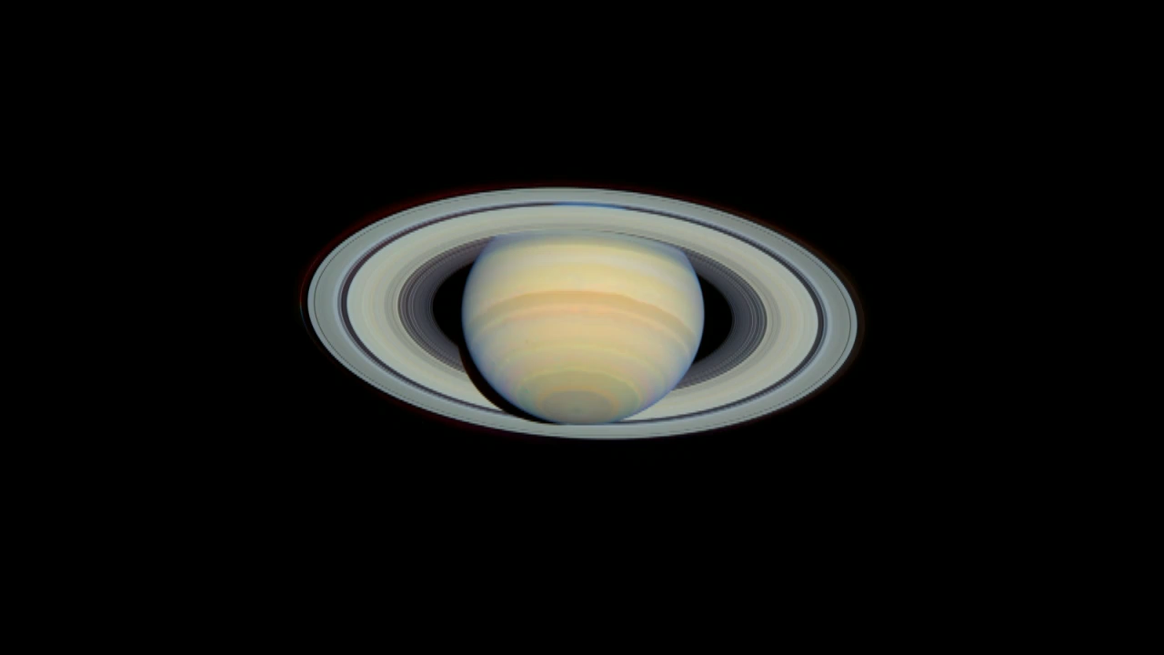 Saturn's Rings at Maximum Tilt