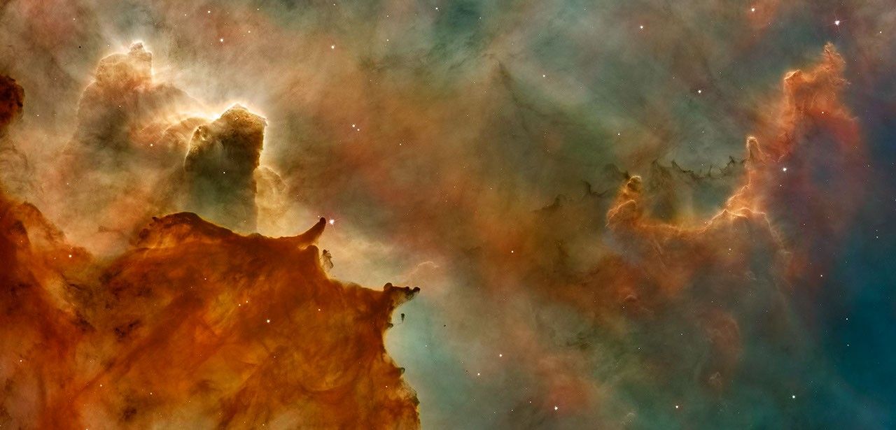 Carina Nebula Details: Great Clouds