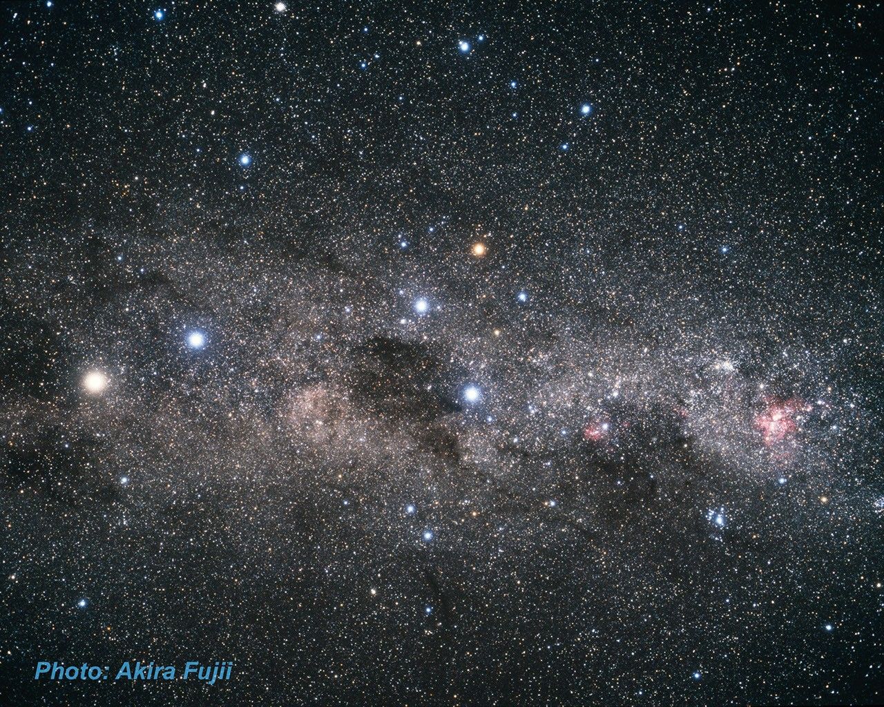 Ground-Based Image of Carina Constellation