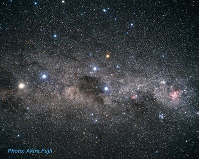 Ground-Based Image of Carina Constellation