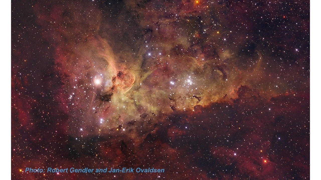 Ground-Based Image of Carina Nebula