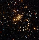 Searching for Dark Matter in a Galaxy Cluster
