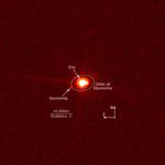 Hubble View of Eris and Dysnomia (Annotated)