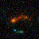 Building Block Galaxy at Redshift of 5.42 from Hubble Ultra Deep Field Image.