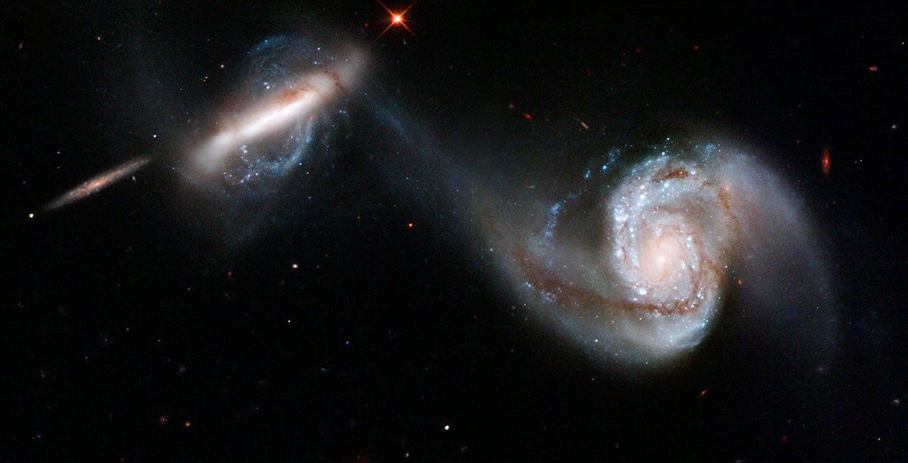 Interacting Galaxy Pair Arp 87