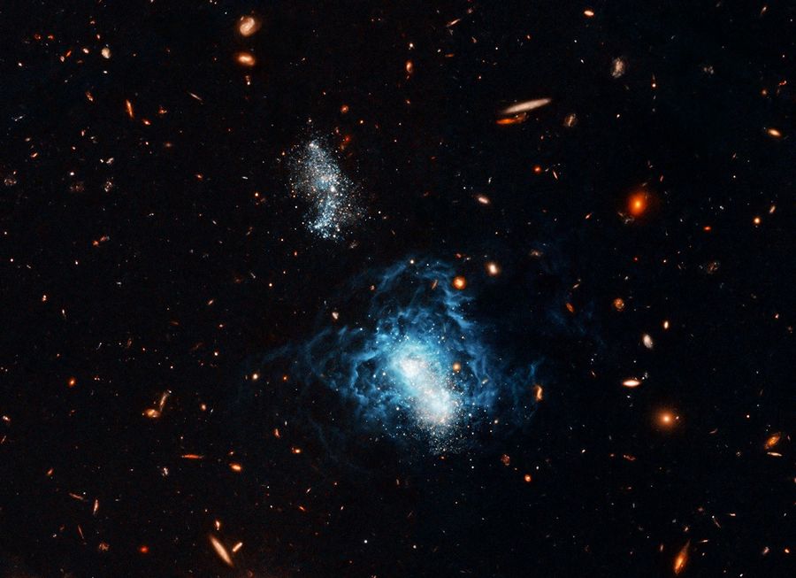 Hubble Finds Mature Galaxy Masquerading as Toddler