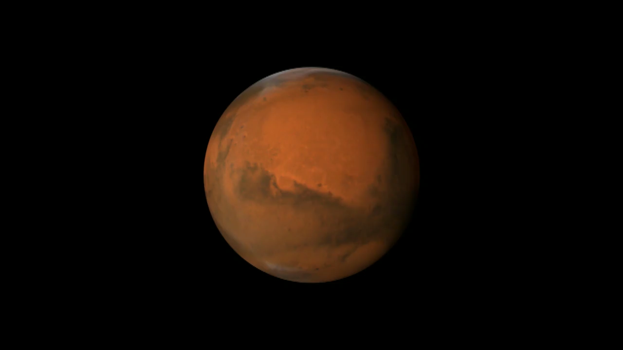 Rotation Globe of Mars December 2007
