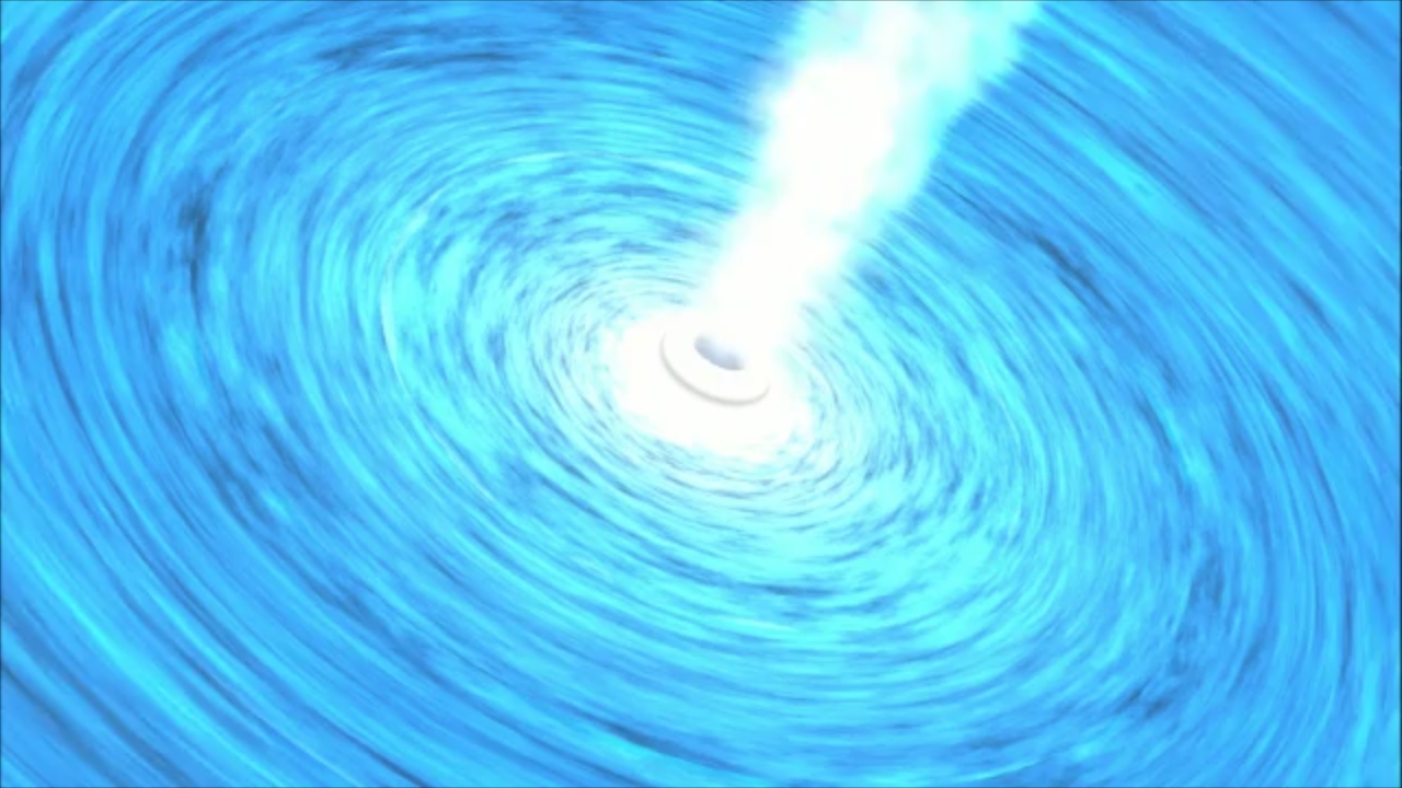 Animation of Galaxy 3C 321