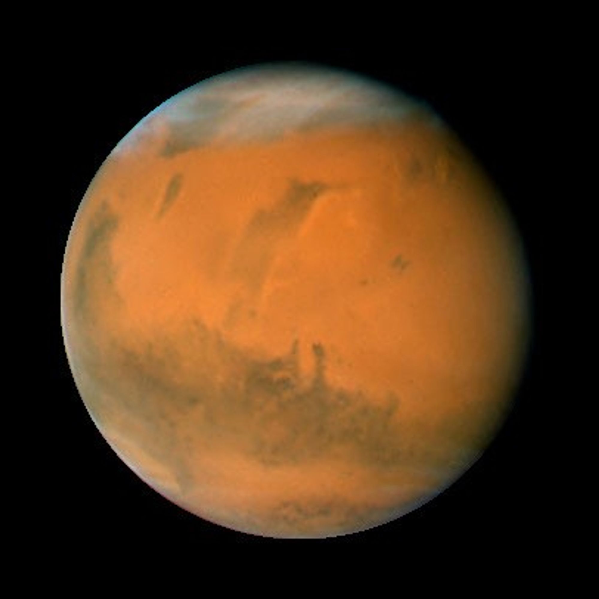 Image: Mars on Dec. 7, 2007; longitude ~140 degrees