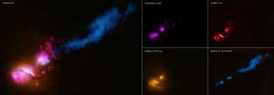 Multi-panel Image of 3C 321