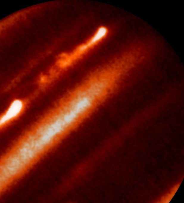 Infrared-Light Image of Jupiter - Infrared Telescope Facility (IRTF)