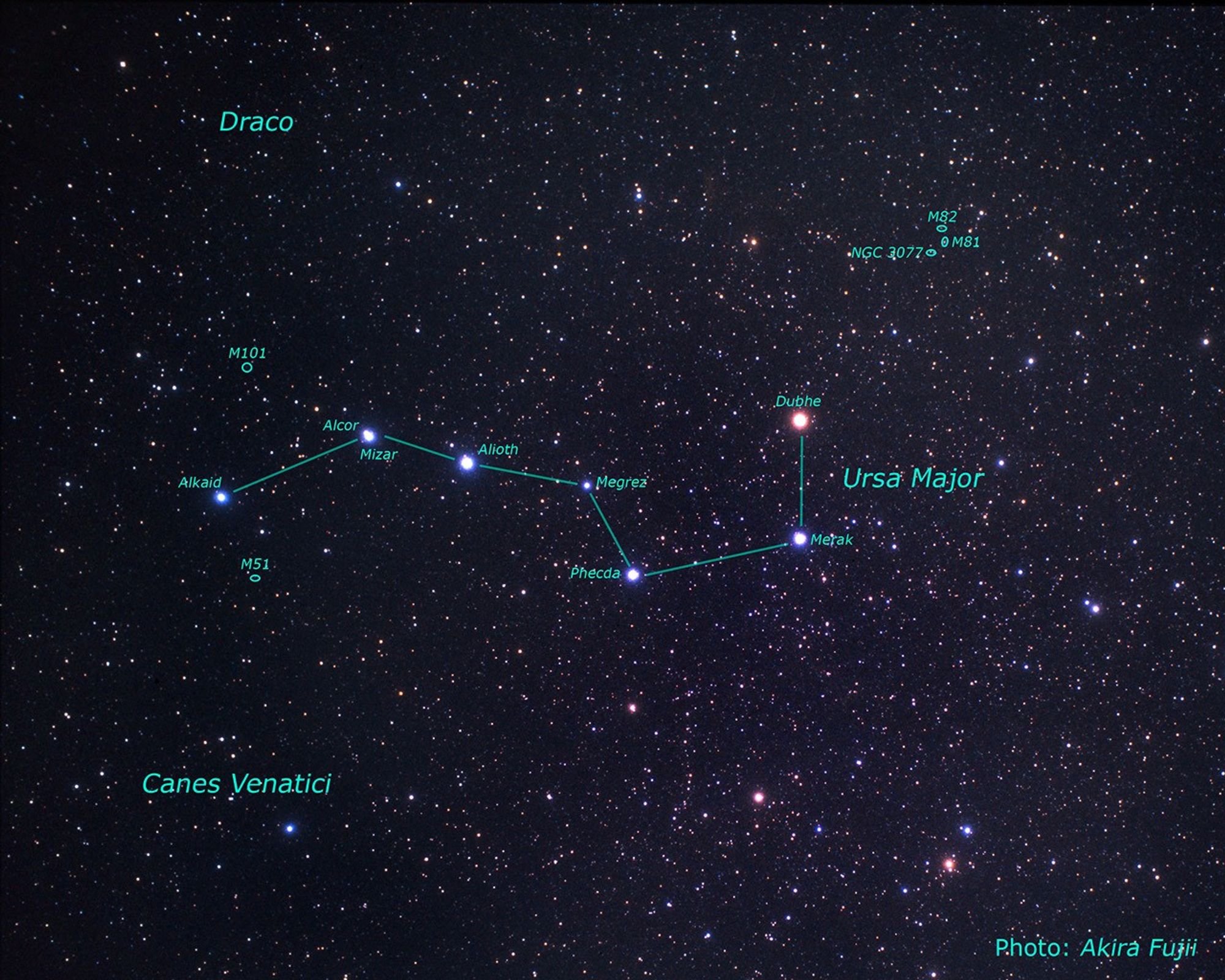 Location of the M81/M82 Galaxy Group on the Sky