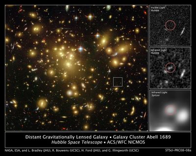Astronomers Find One of the Youngest and Brightest Galaxies in the Early Universe