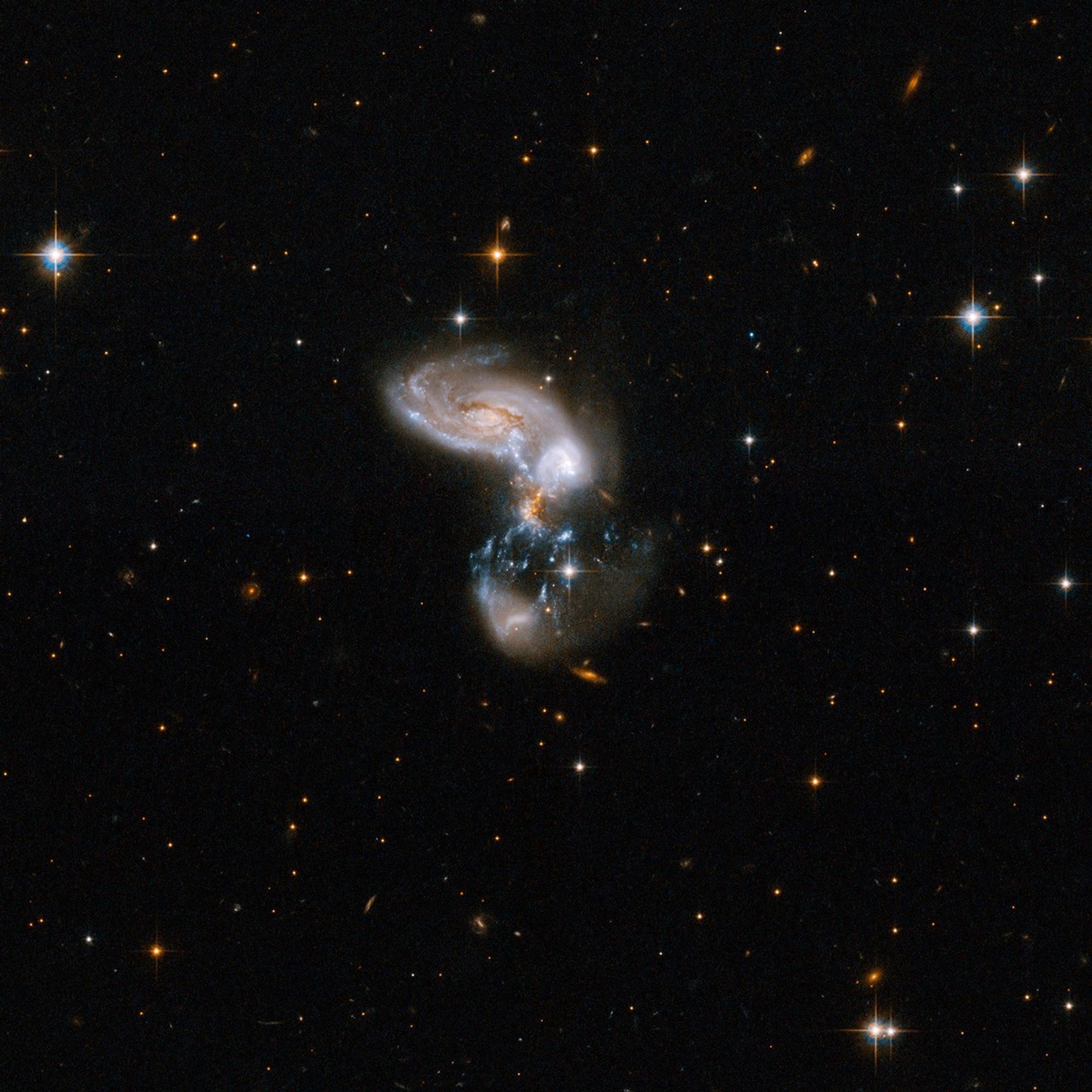 Hubble Interacting Galaxy II Zw 96