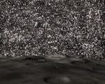 Artist's View from a Planet in a Compact Galaxy