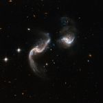 Hubble Interacting Galaxy Arp 256