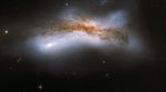 Hubble Interacting Galaxy NGC 520