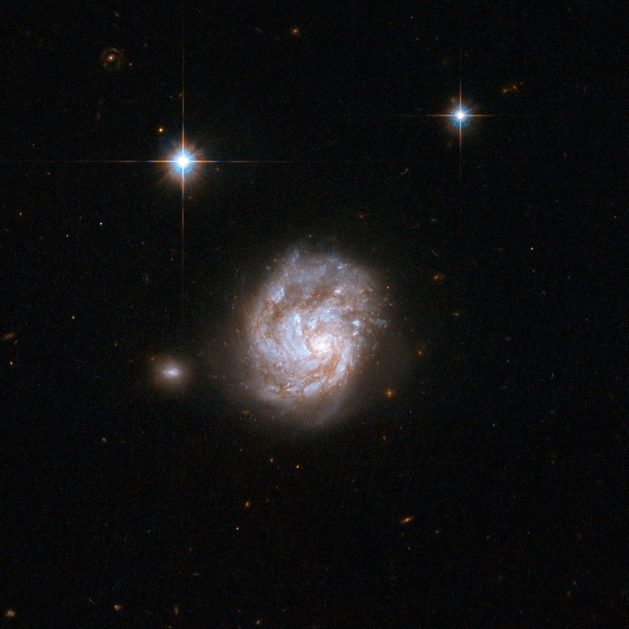 Hubble Interacting Galaxy NGC 695