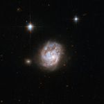 Hubble Interacting Galaxy NGC 695