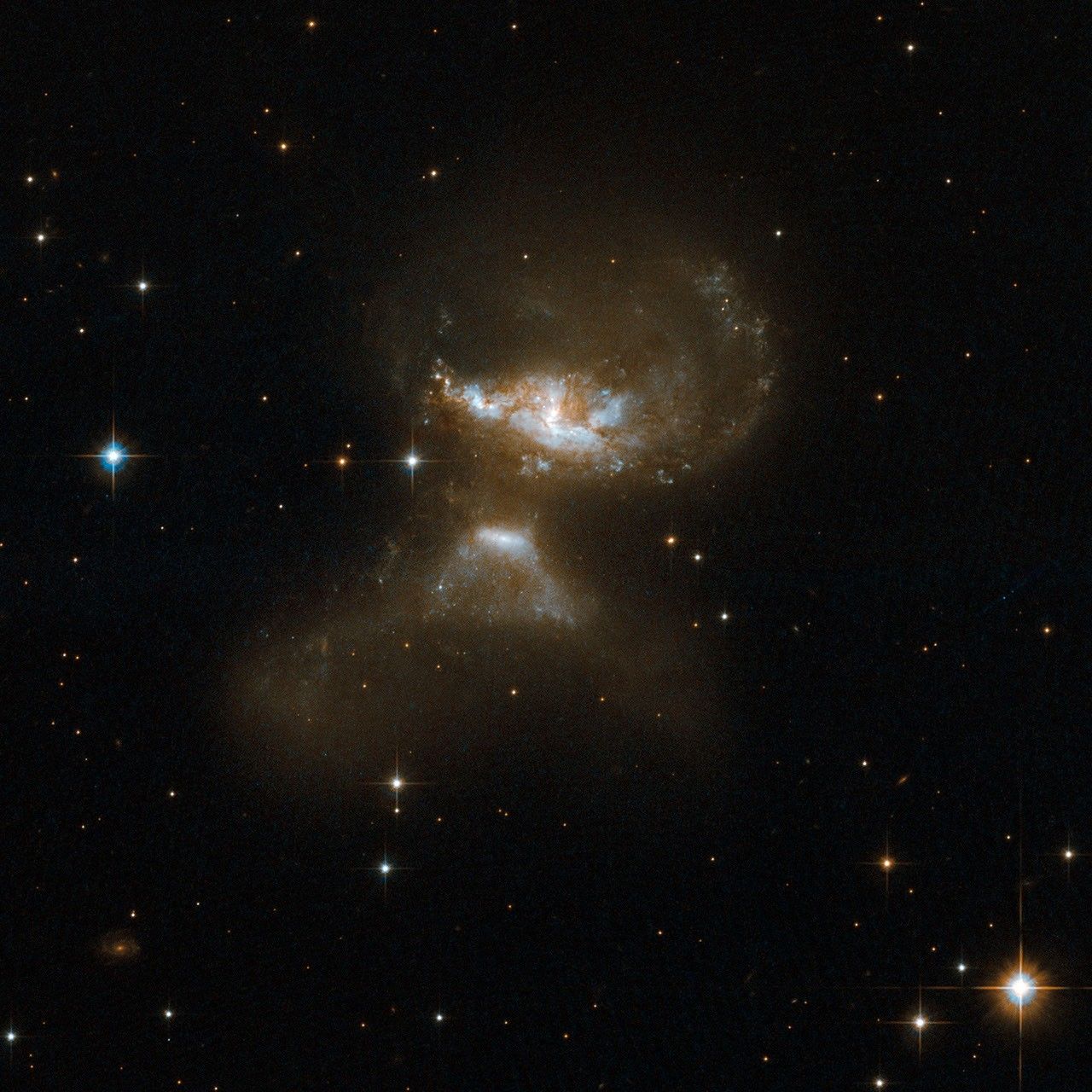 Hubble Interacting Galaxy MCG02-001