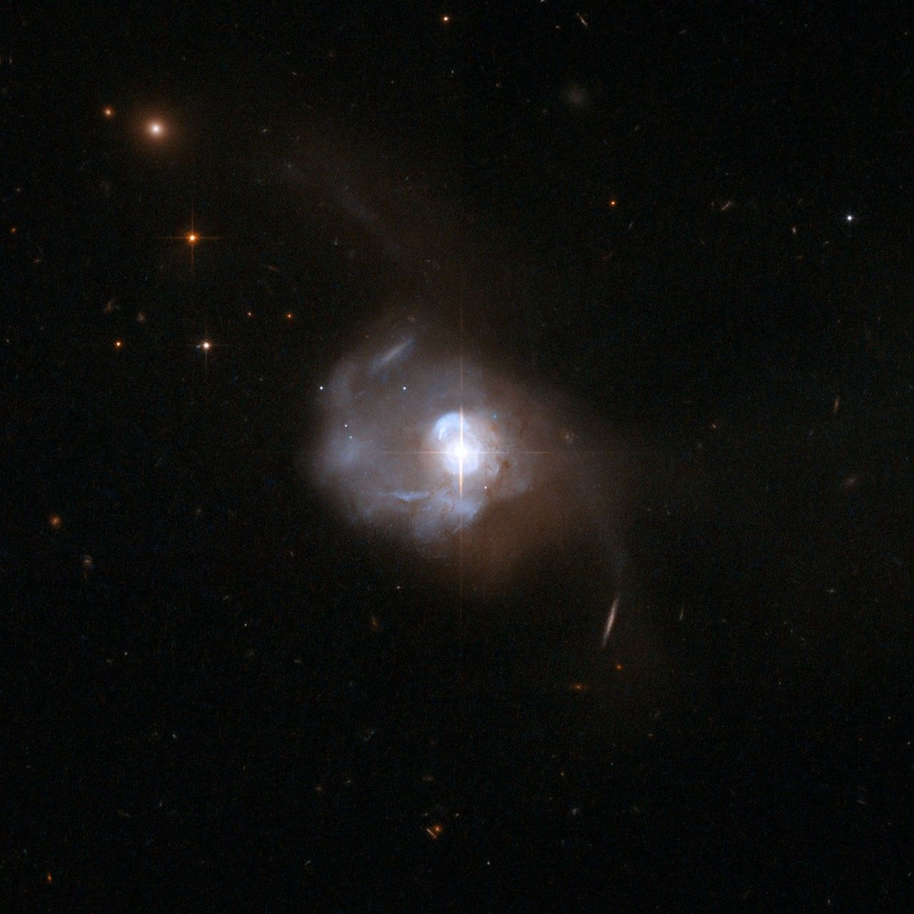Hubble Interacting Galaxy UGC 8058