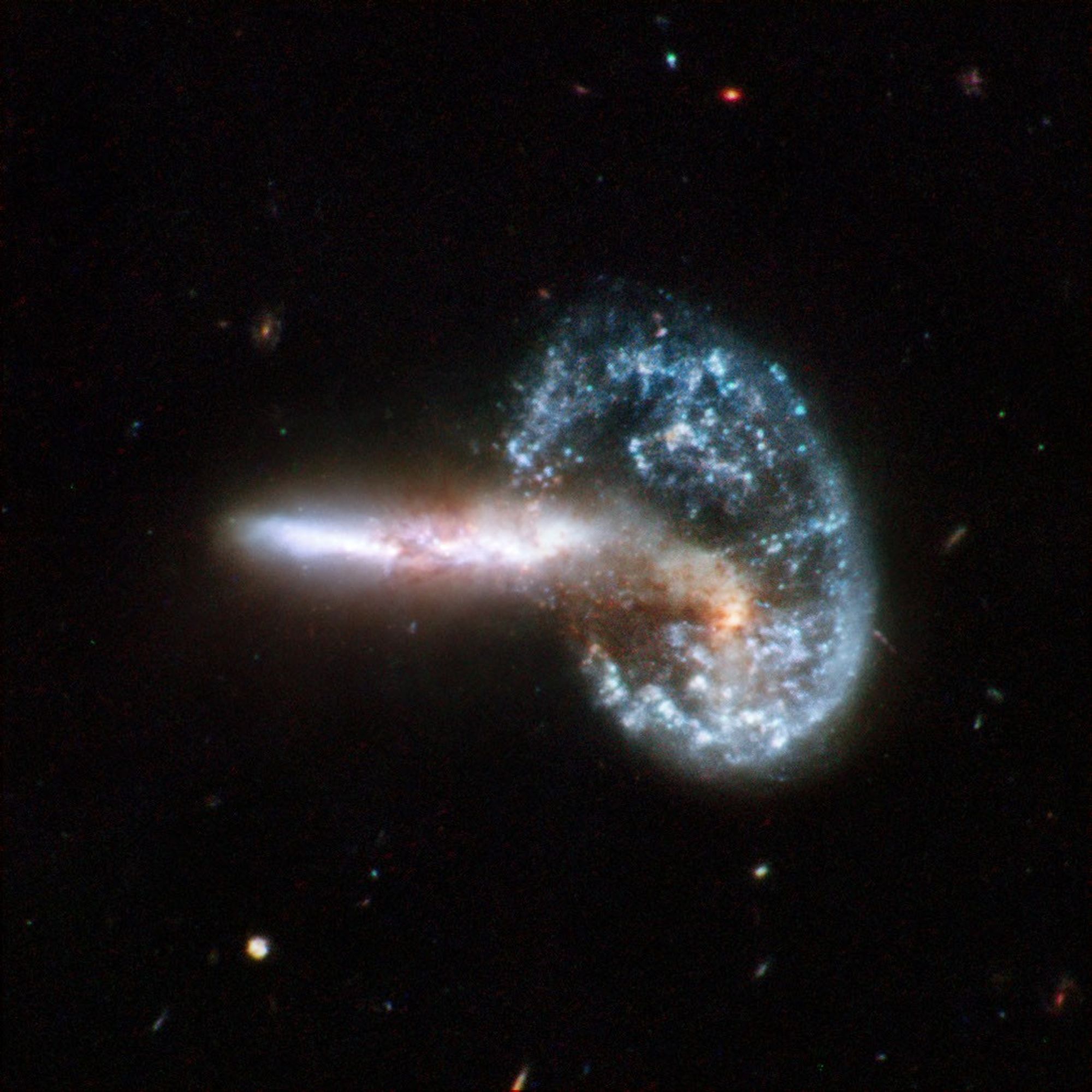 Hubble Interacting Galaxy Arp 148