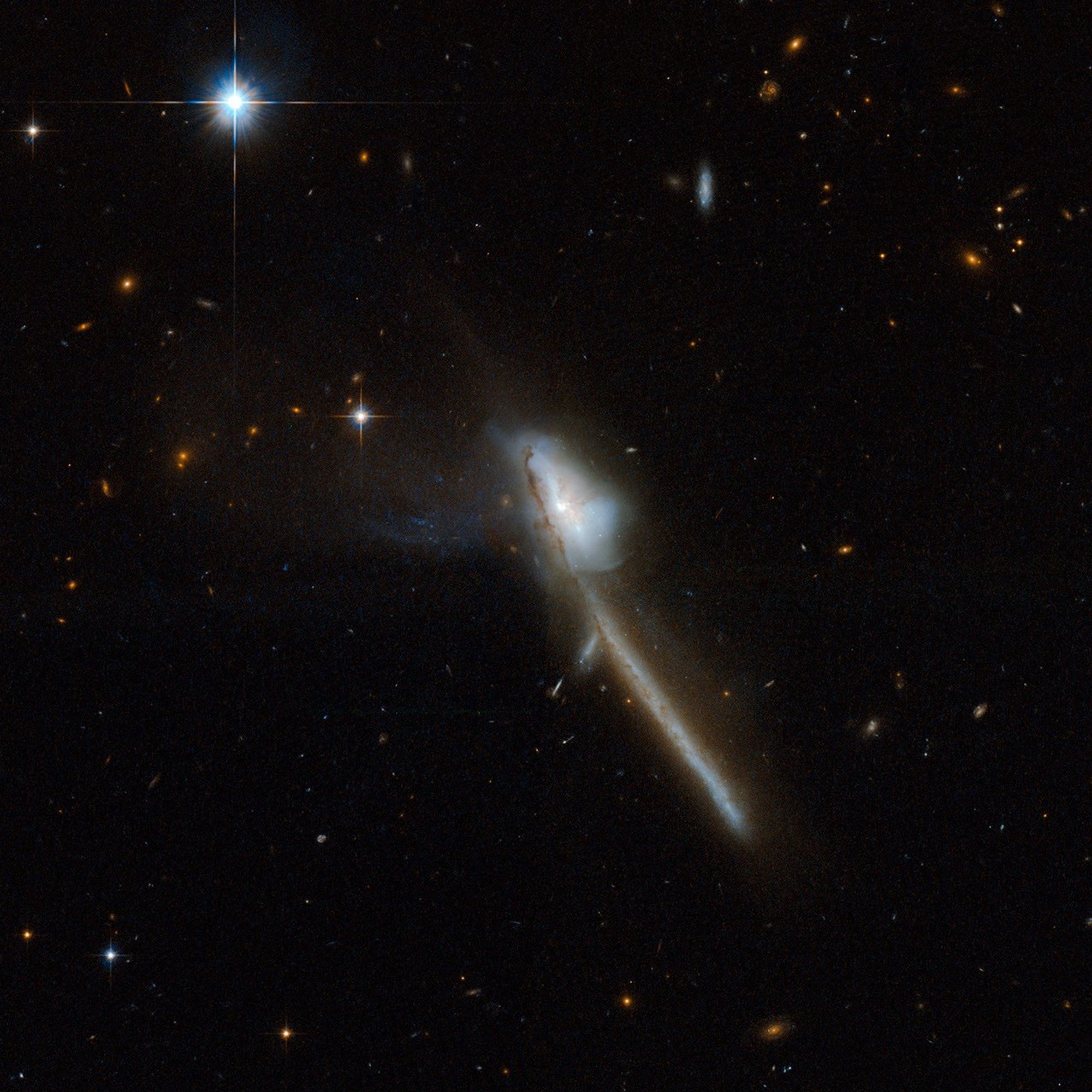 Hubble Interacting Galaxy Mrk 273
