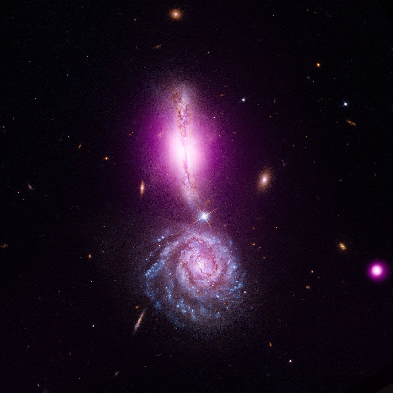 VV 340: A Cosmic Exclamation Point