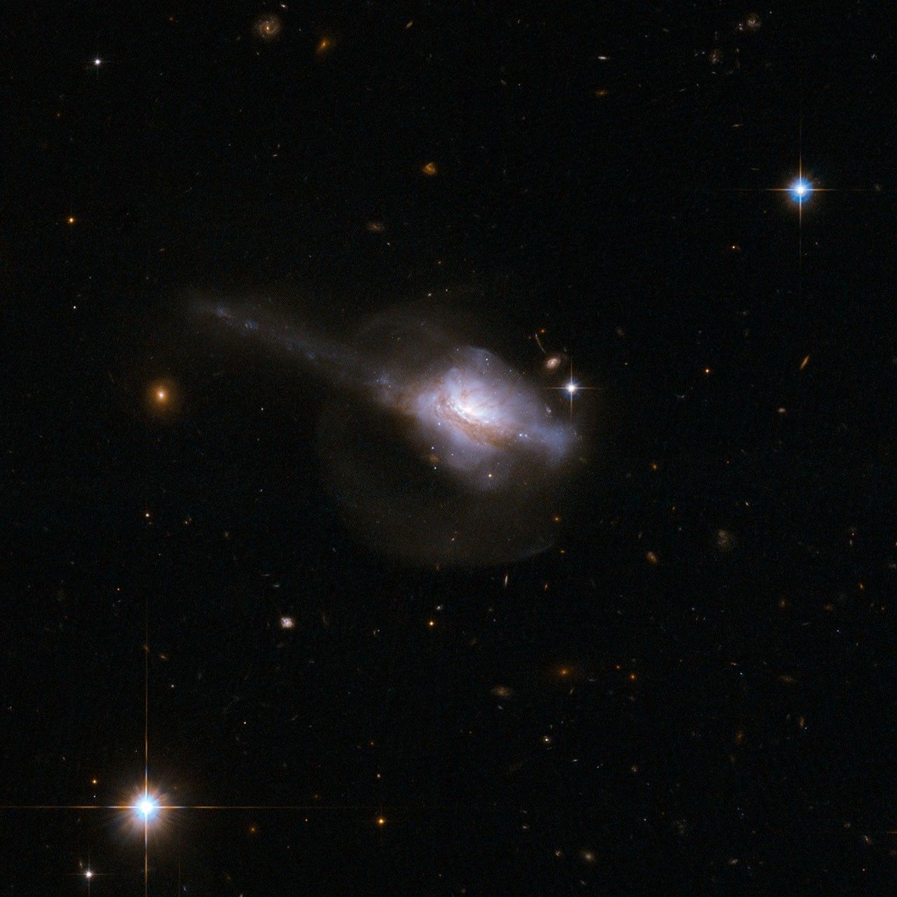 Hubble Interacting Galaxy UGC 5101