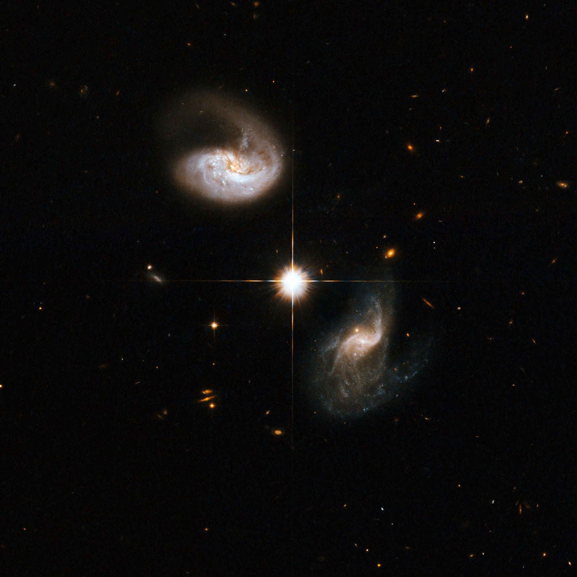 Hubble Interacting Galaxy CGCG 436-030