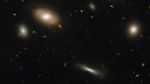 Varied Galaxy Types in the Coma Cluster, a Section of a Larger, Detailed Hubble Image