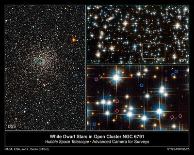 White Dwarf Stars in Open Cluster NGC 6791