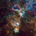 MCELS Annotated Image of a Portion of the Large Magellanic Cloud