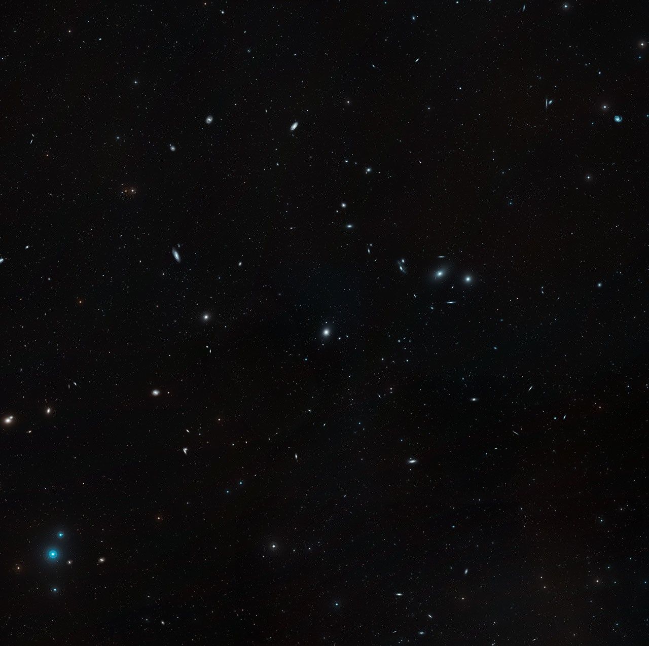 DSS Annotated Image of the Virgo Cluster