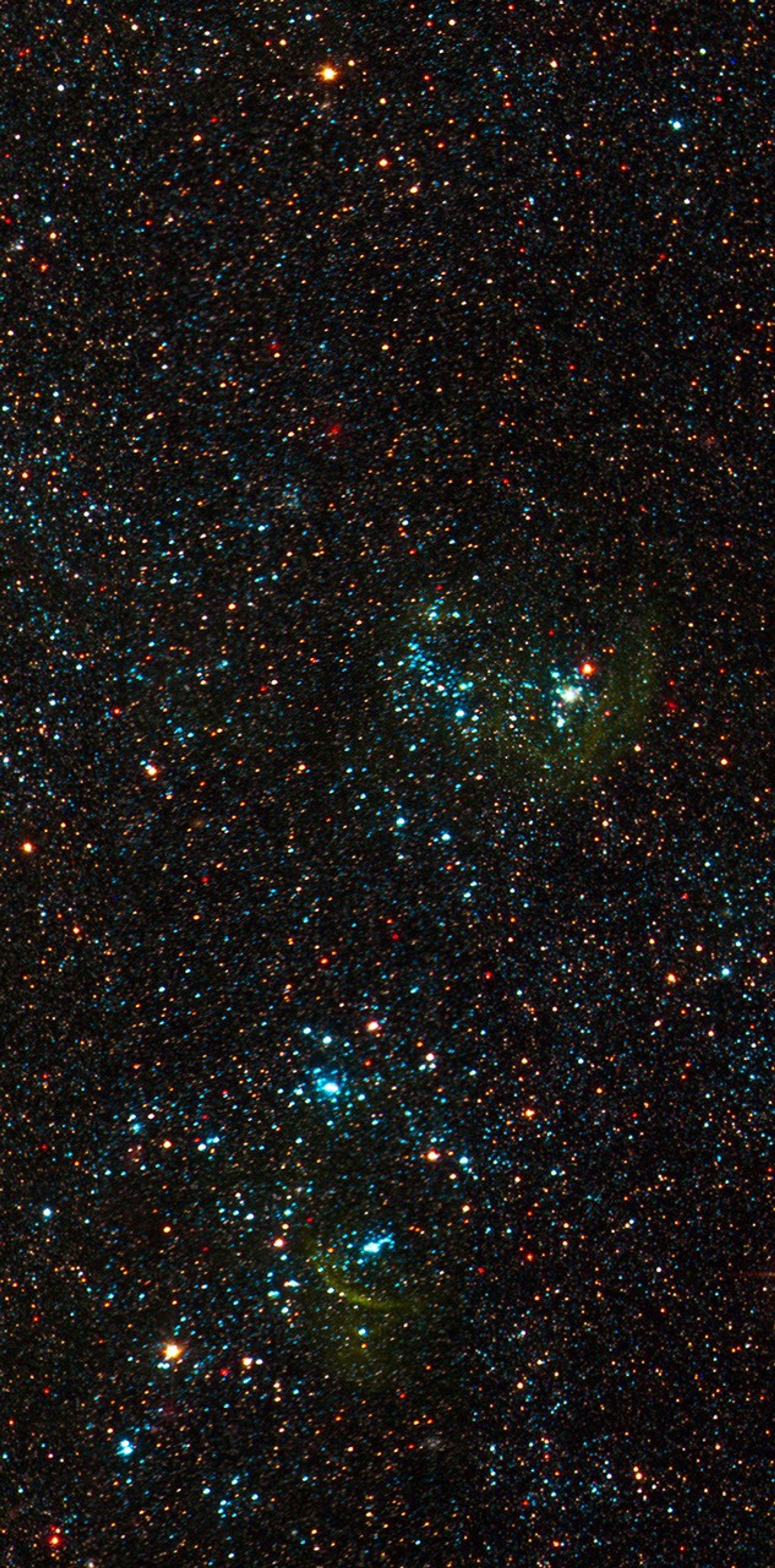 Detail of NGC 300 - Star Formation in Outer Spiral Arms