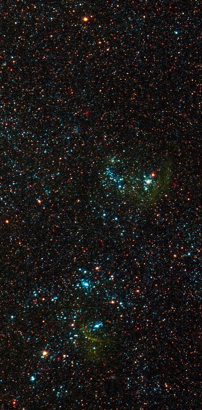 Detail of NGC 300 – Star Formation in Outer Spiral Arms