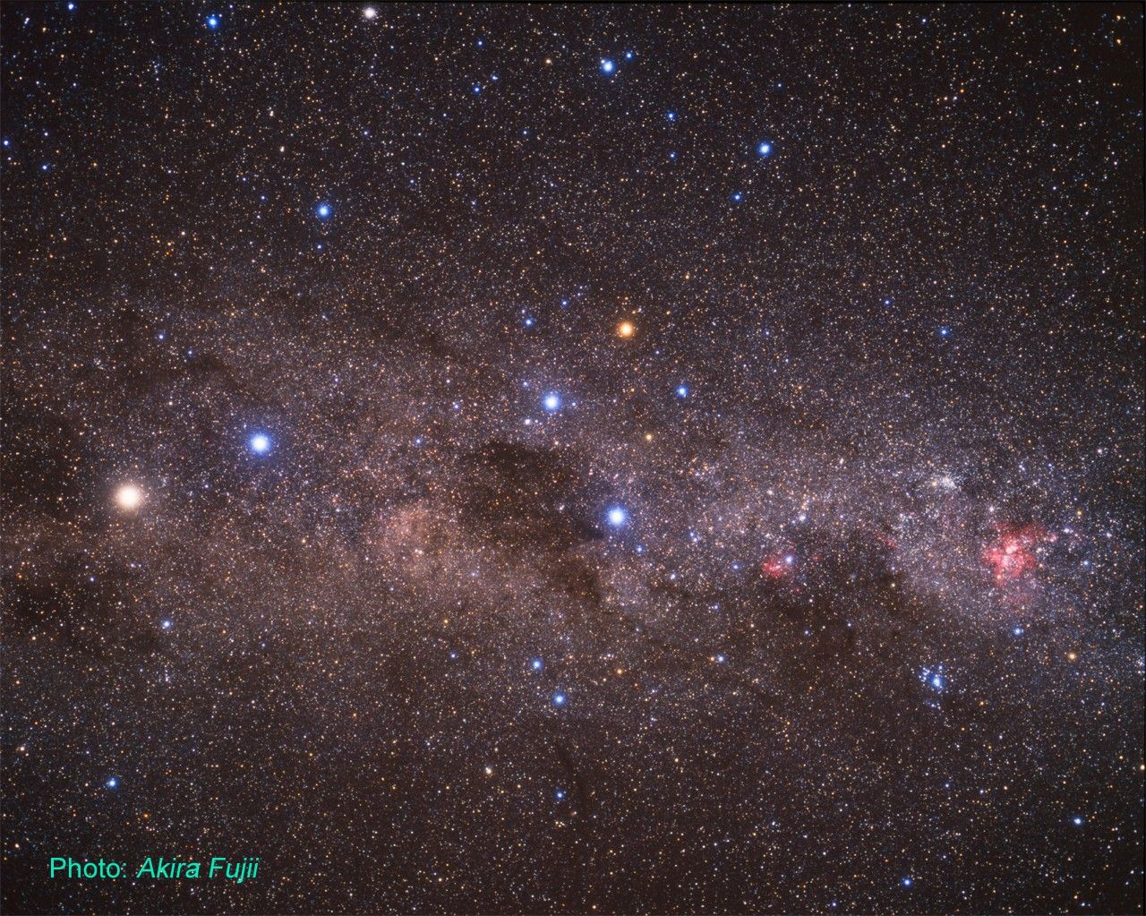 Ground-Based Image of Carina Constellation