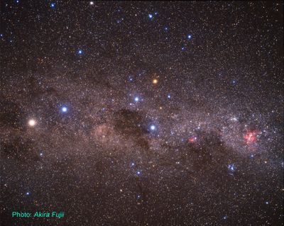 Ground-Based Image of Carina Constellation