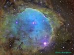 Ground-Based Image of NGC 3324 in the Carina Nebula Complex